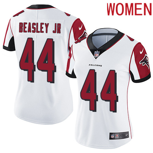 2019 Women Atlanta Falcons #44 Beasley Jr white Nike Vapor Untouchable Limited NFL Jersey